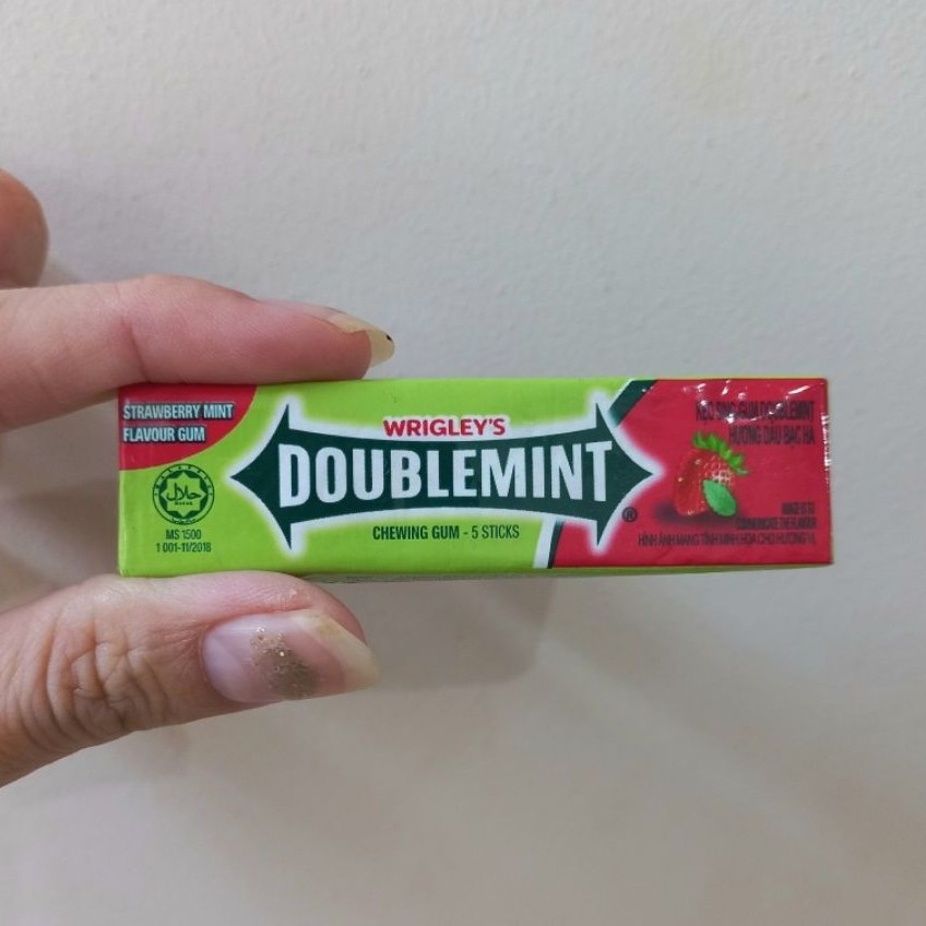 Wrigley's Doublemint Strawberry Mint permen karet (READY)