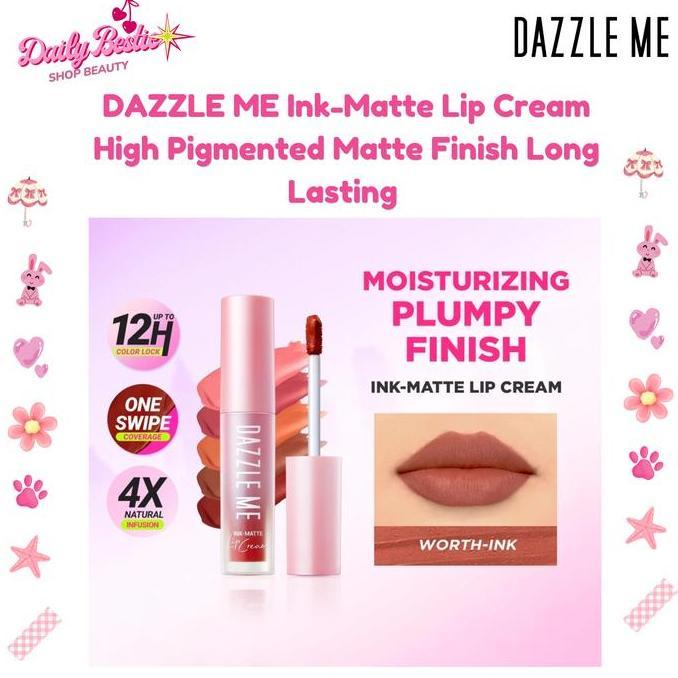 Sb22 Dazzle Me Ink-Matte Lip Cream High Pigmented Matte Finish Long Lasting
