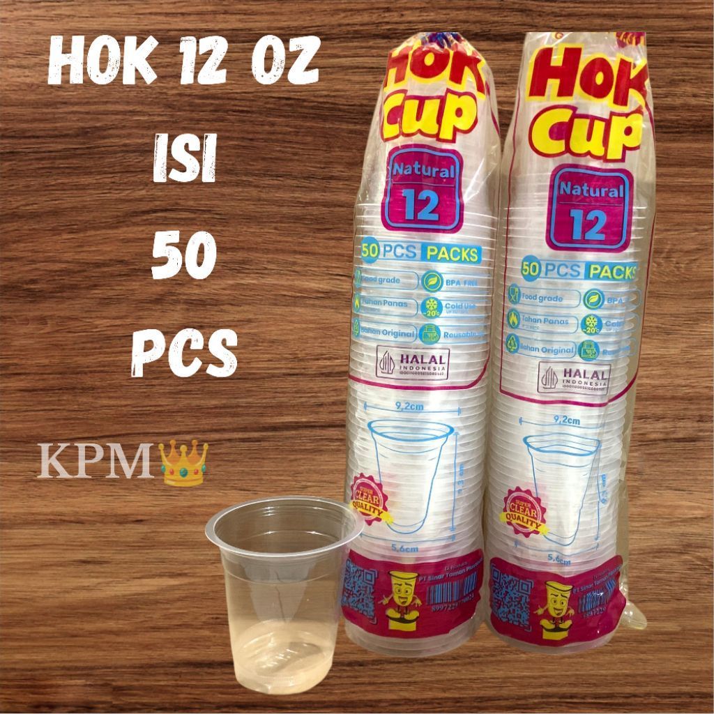 Cup Gelas Hok 12 oz