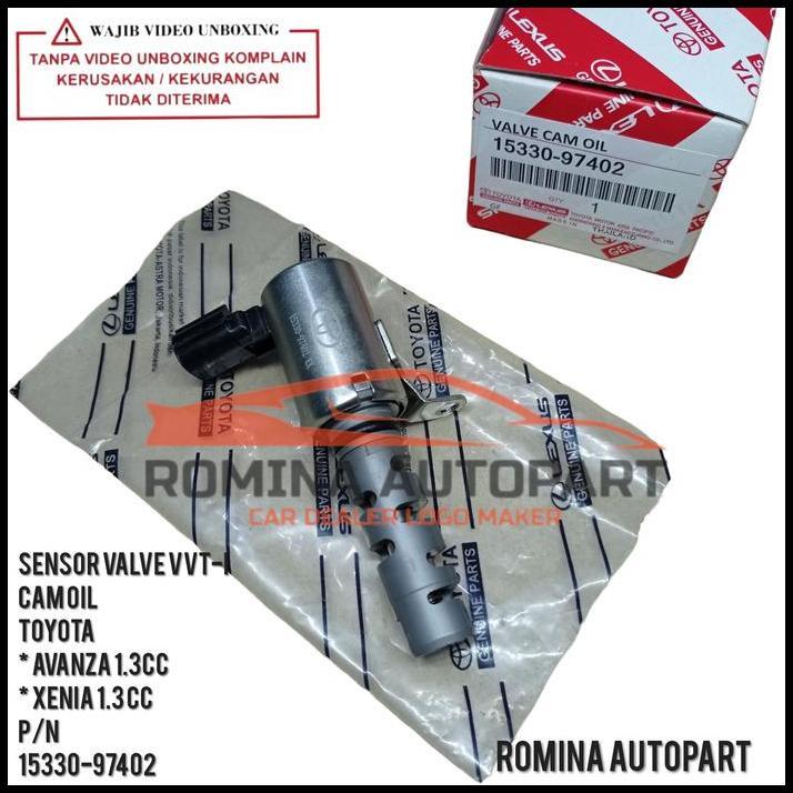 TERBARU TOYOTA SENSOR OLI VVT-I OCP VALVE AVANZA XENIA 1.3CC OLD ORIGINAL 1PC KODEPART 15330-97402 