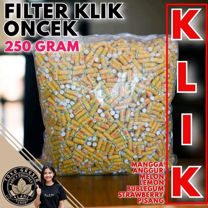 Busa Gabus Filter Klik Fruit Oncek 250 Gram - 5TR4WB3RY REGULER