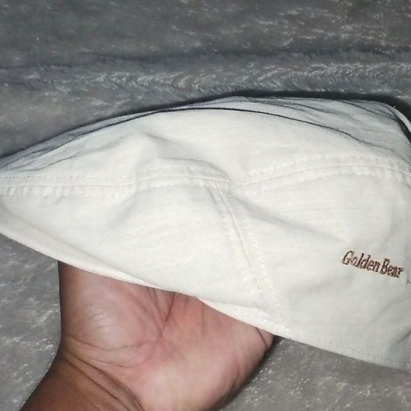 Topi Flatcap Golden Bear Size 56cm - 58cm Second