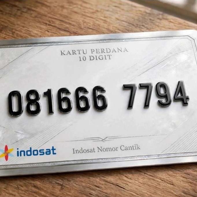 Kartu cantik indosat 10 Digit prabayar