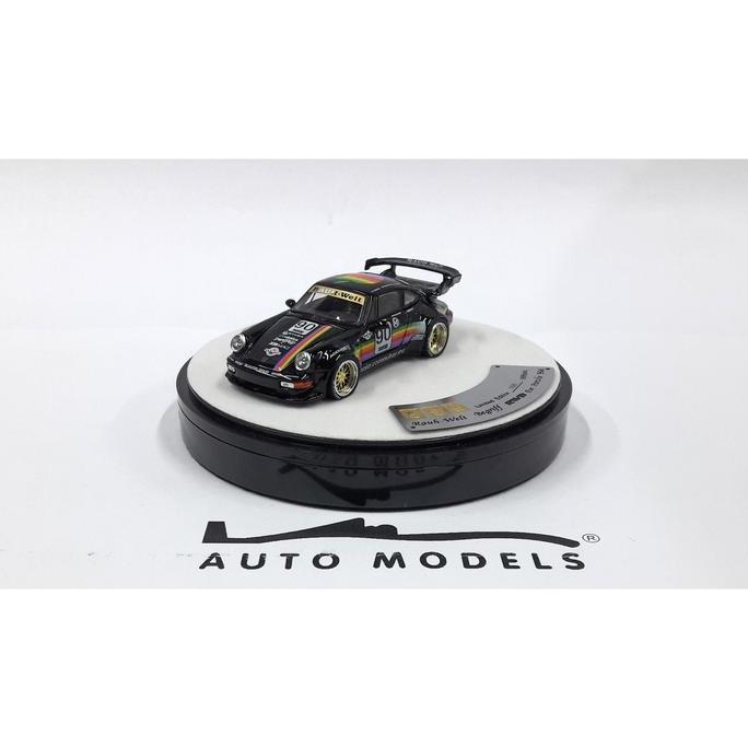 1/64 PGM PORSCHE RWB 964 BLACK APPLE LIVERY AU1NDO
