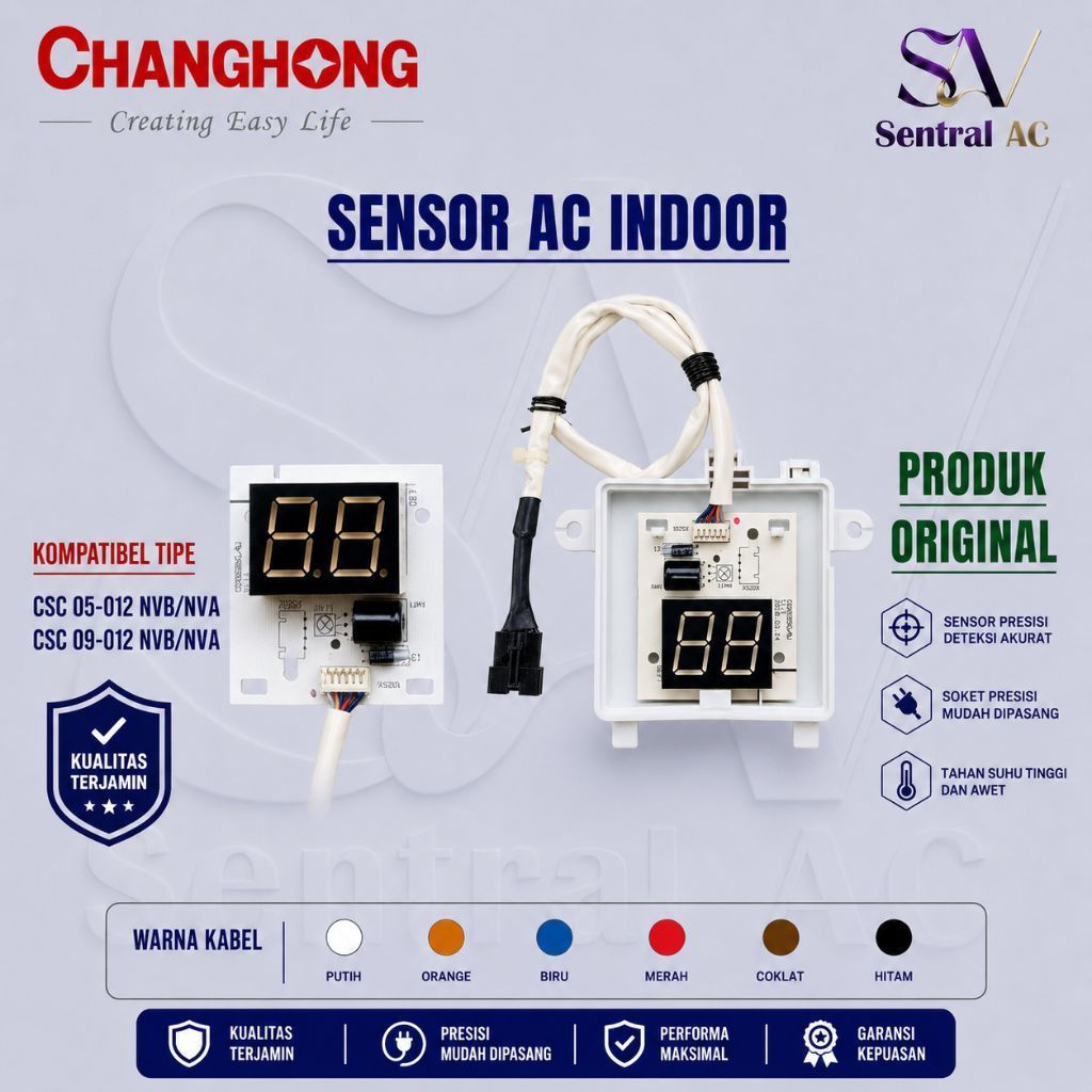 SENSOR AC INDOOR CHANGHONG 6 PIN | CSC 05-012 / CSC 09-012 NVB NVA ORIGINAL
