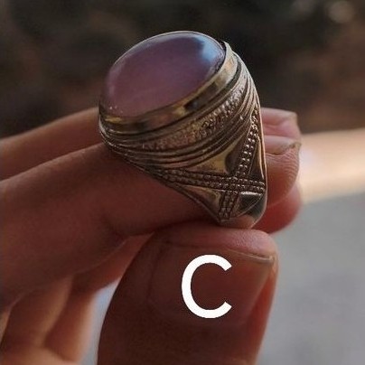 CINCIN BATU AKIK ORIGINAL ASLI BATU UKURAN JARI 8