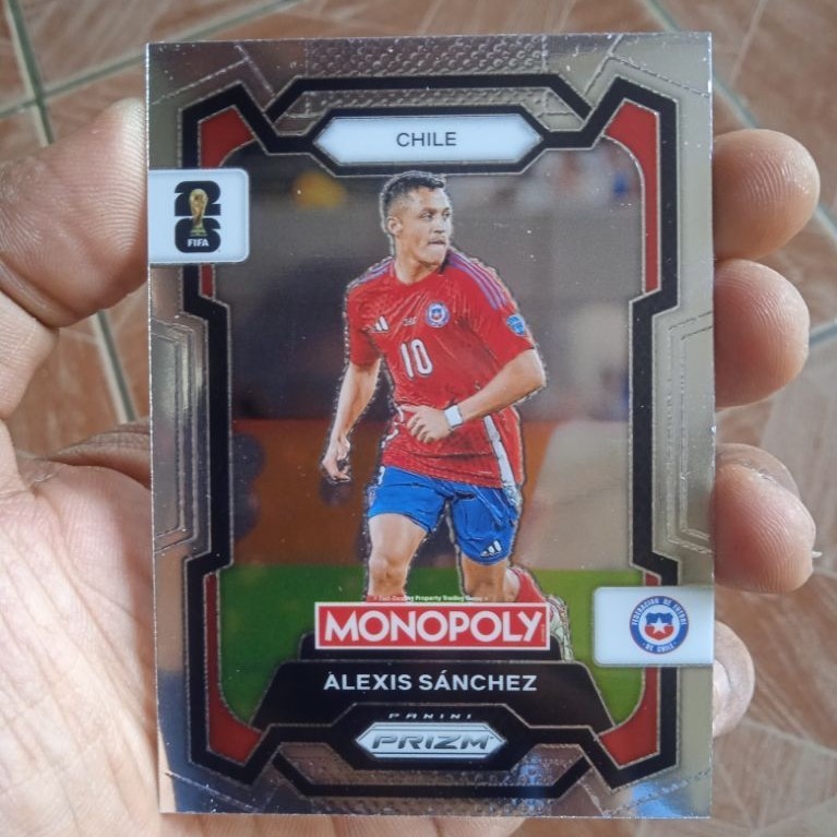 Kartu Bola Panini Prizm Monopoly Alexis Sanchez