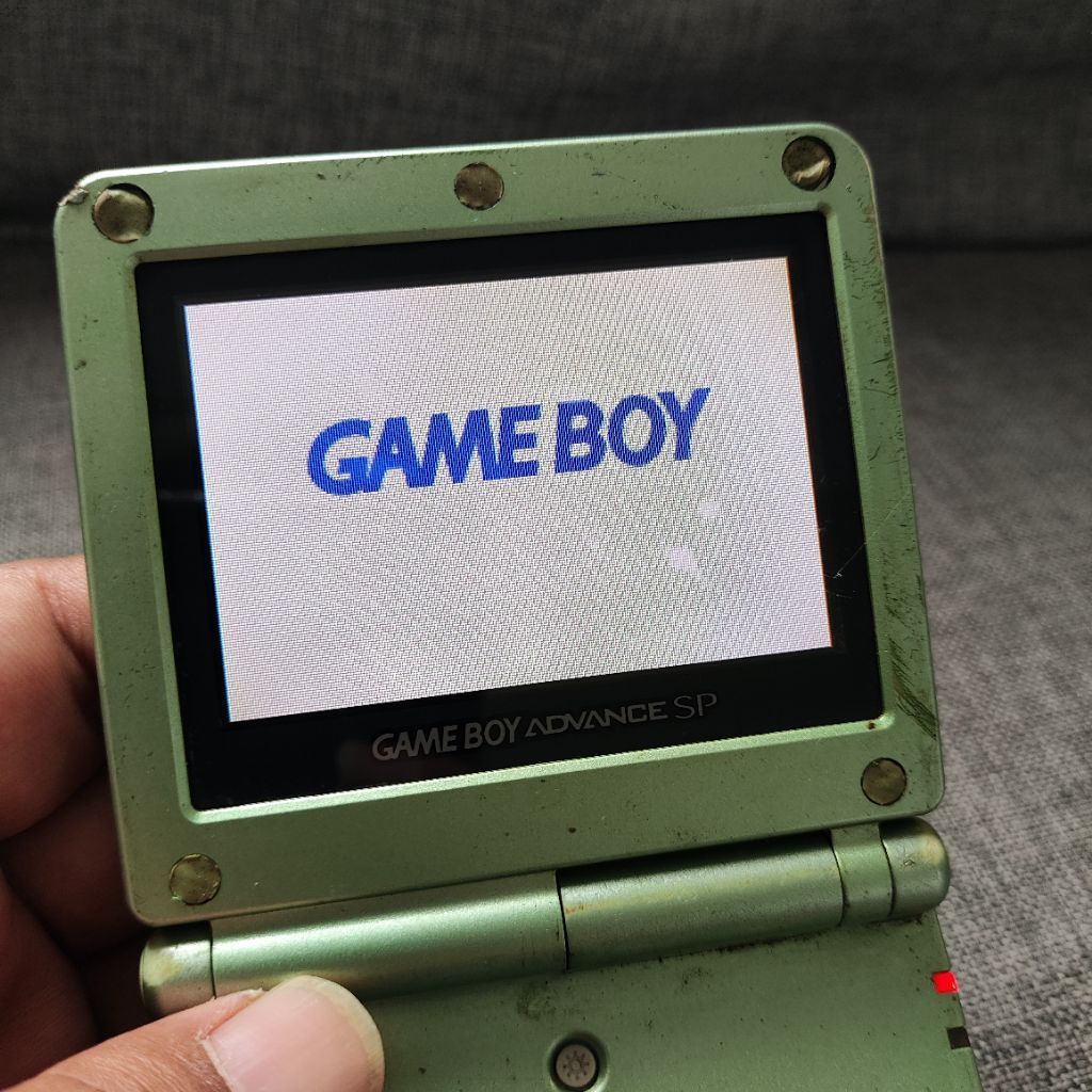 nintendo game boy advance sp green 101 good