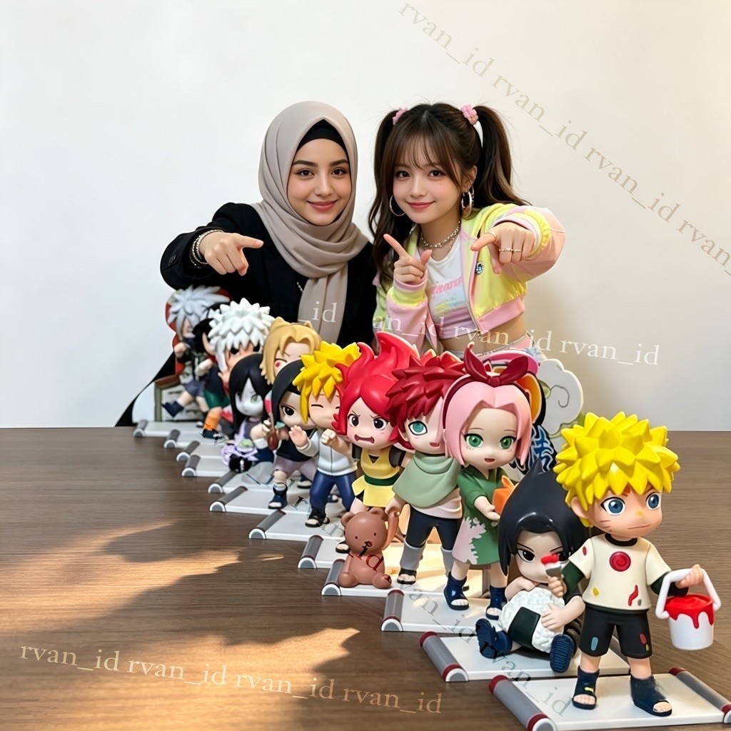 [Figure Masa Kecil] Statue Naruto Childhood - Statue Manga Naruto, Hinata, Sasuke, Sakura, Kakashi, 
