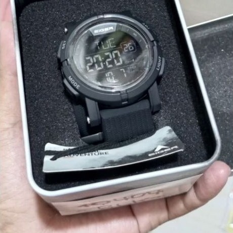 Jam Tangan Digital Eiger NUCLEUS Hitam