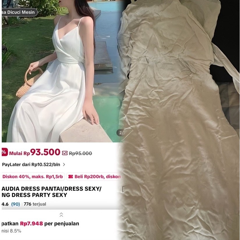 (Preloved) dress pantai, speaker blutoot, hair clip, celana pendek