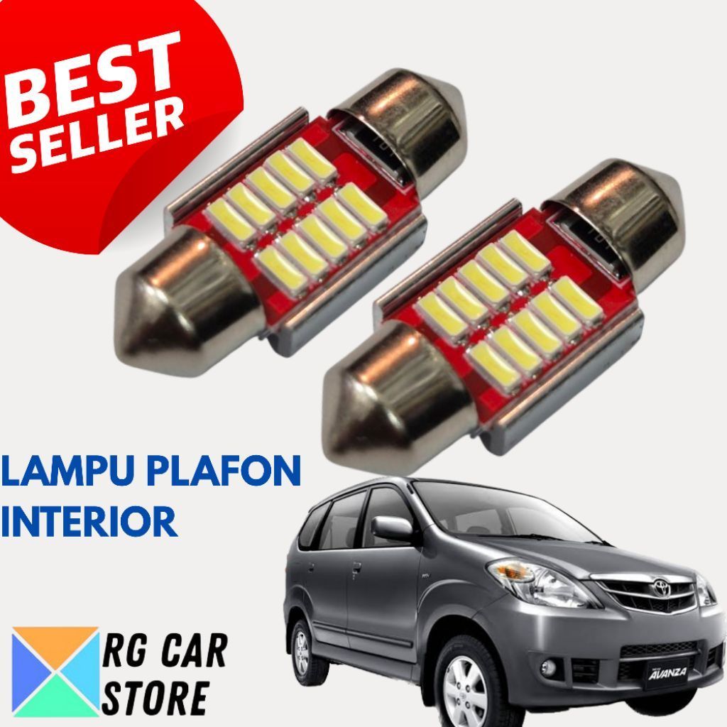 Lampu Plafon Mobil Avanza 2003-2011 LED Dajjal Kabin Interior 21W Garansi 1 Tahun