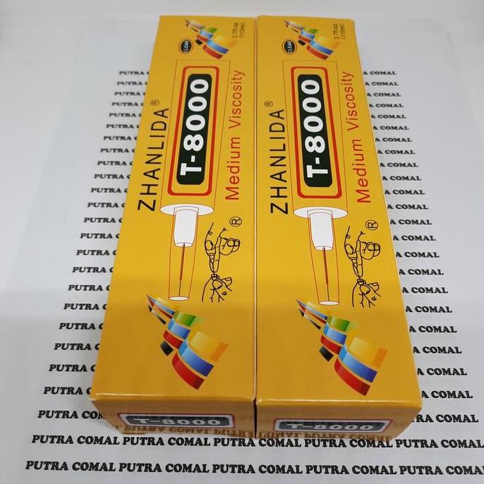 LEM LCD TOUCHSCREEN ZHANLIDA T8000 T-8000 110ML PUTIH CLEAR BENING