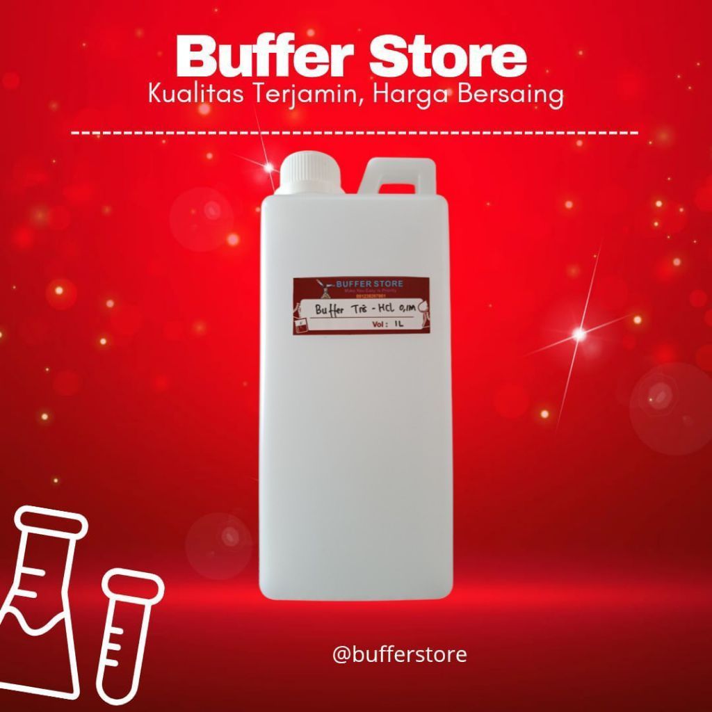 Buffer Tris-HCl 0.1M Vol 1L Buffer Store