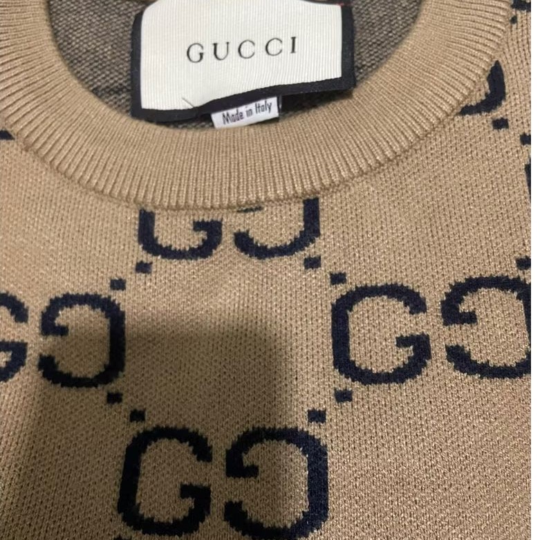 Preloved Gucci GG Canvas Sweater Size S Original Like New