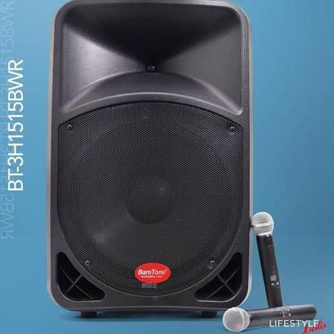 Speaker Portable Baretone BT3H1515BWR 15inch Baretone BT3H1515BWR ORIGINAl