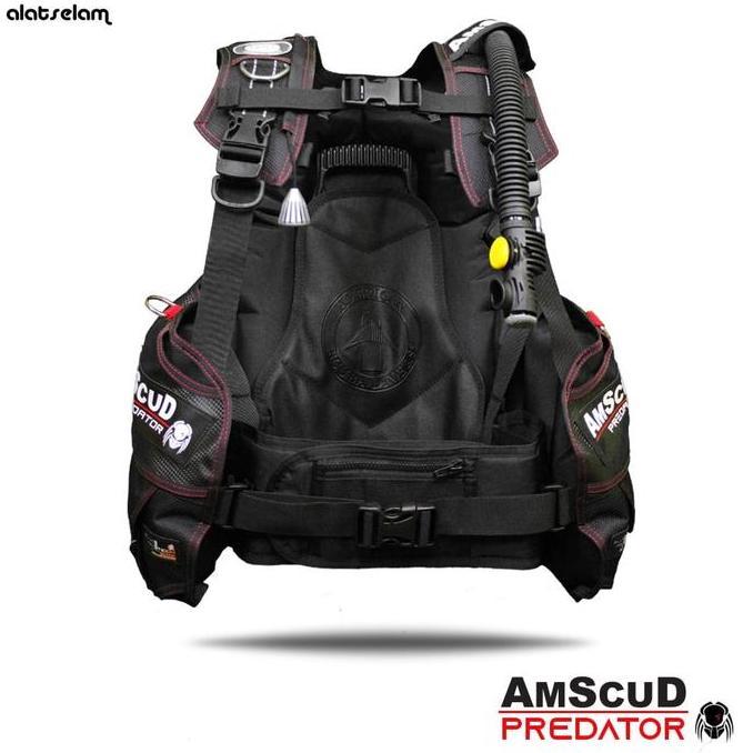 Amscud Bcd Predator Lightweight And Inexpensive Bcd / Bcd Amscud Scuba Diving / Pelampung Bcd Scuba 