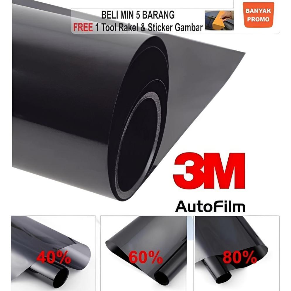 PER METER..KACA FILEM 3M BLACK BEAUTY KACA FILEM UNTUK SEMUA JENIS MOBIL