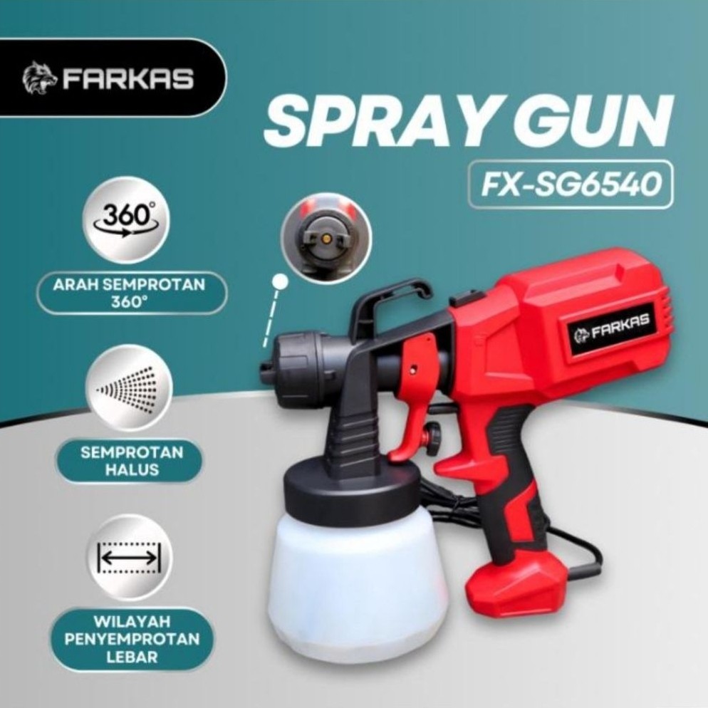 Spray Gun / Semprotan Cat Listrik Farkas/ Cat Listrik Semprot