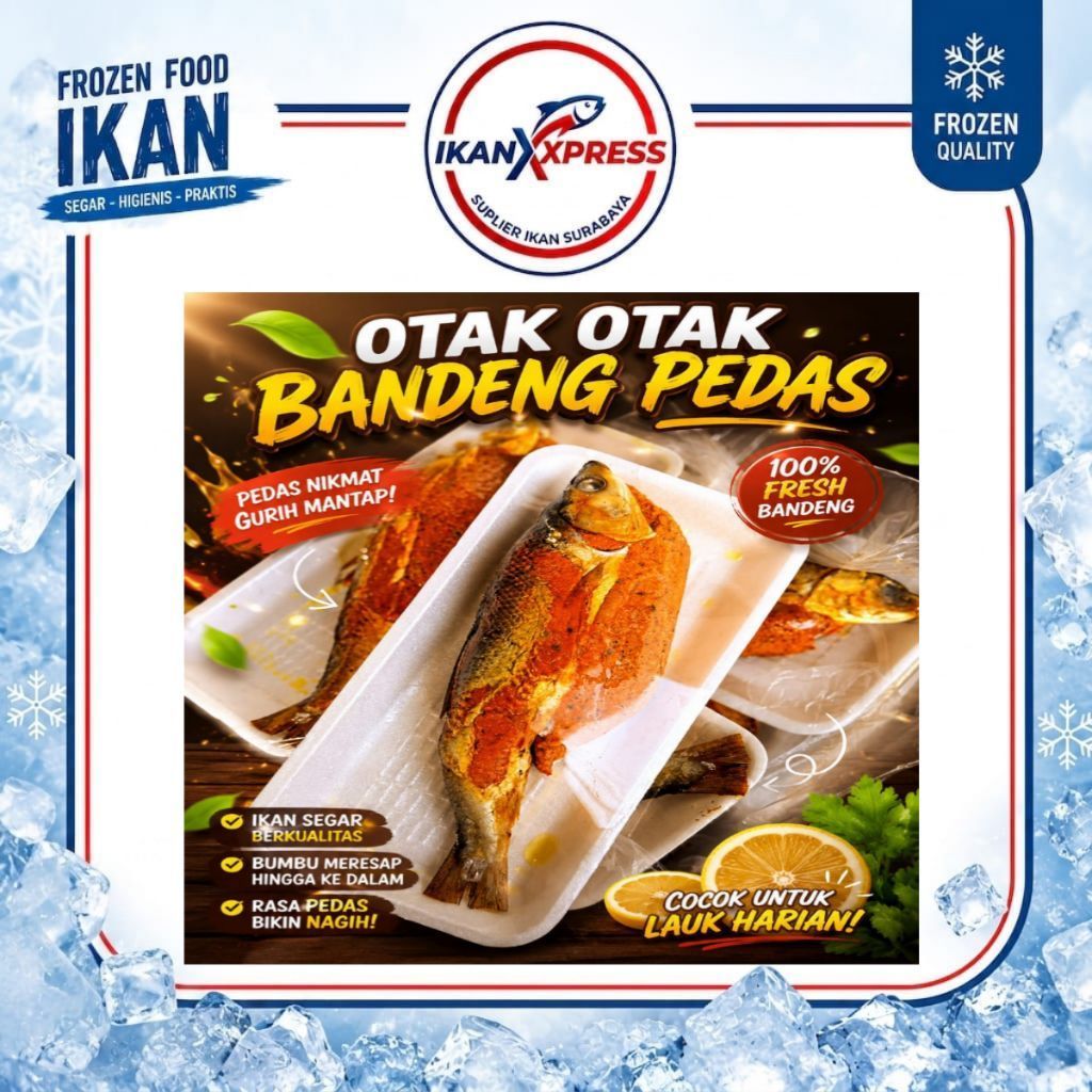 Otak Otak Bandeng Spicy Siap Goreng Otak Otak Bandeng Frozen