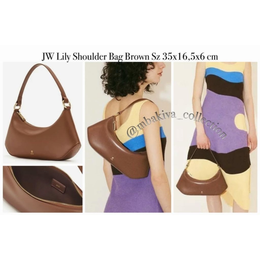 Lily Shoulder Bag Brown