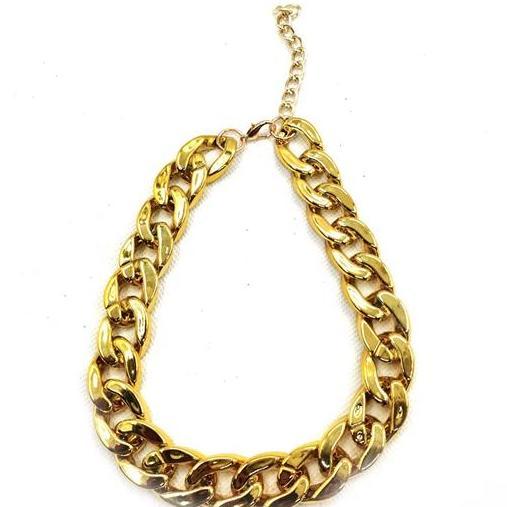 Kalung Emas Anjing Kucing / Aksesoris Kalung Rantai Anjing / Kalung Anjing Pitbull Bulldog LJD