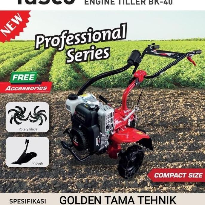 Mesin Bajak Tanah Tasco Bk 40 Traktor Mini Engine Tasco Bk 40