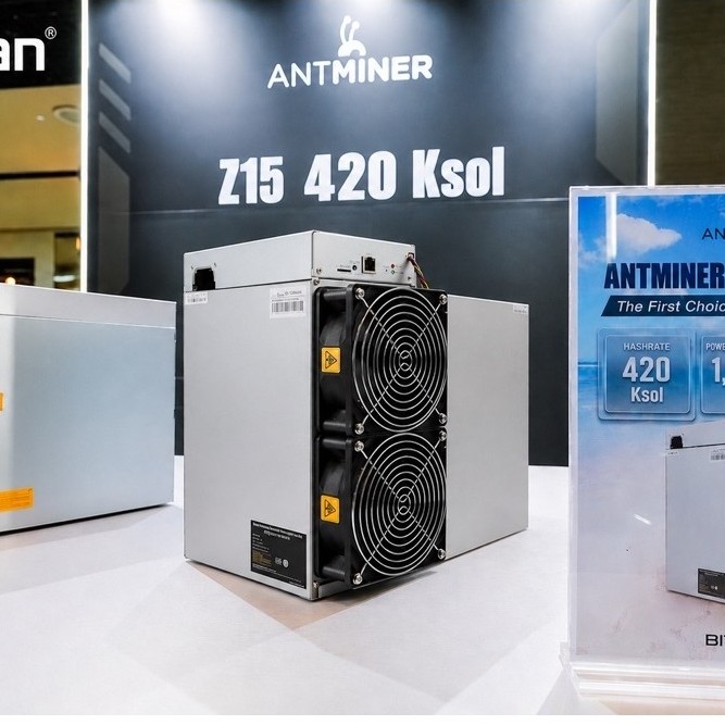 Antminer Z15 420 Ksol 1550 Watt Zec Zcash Miner