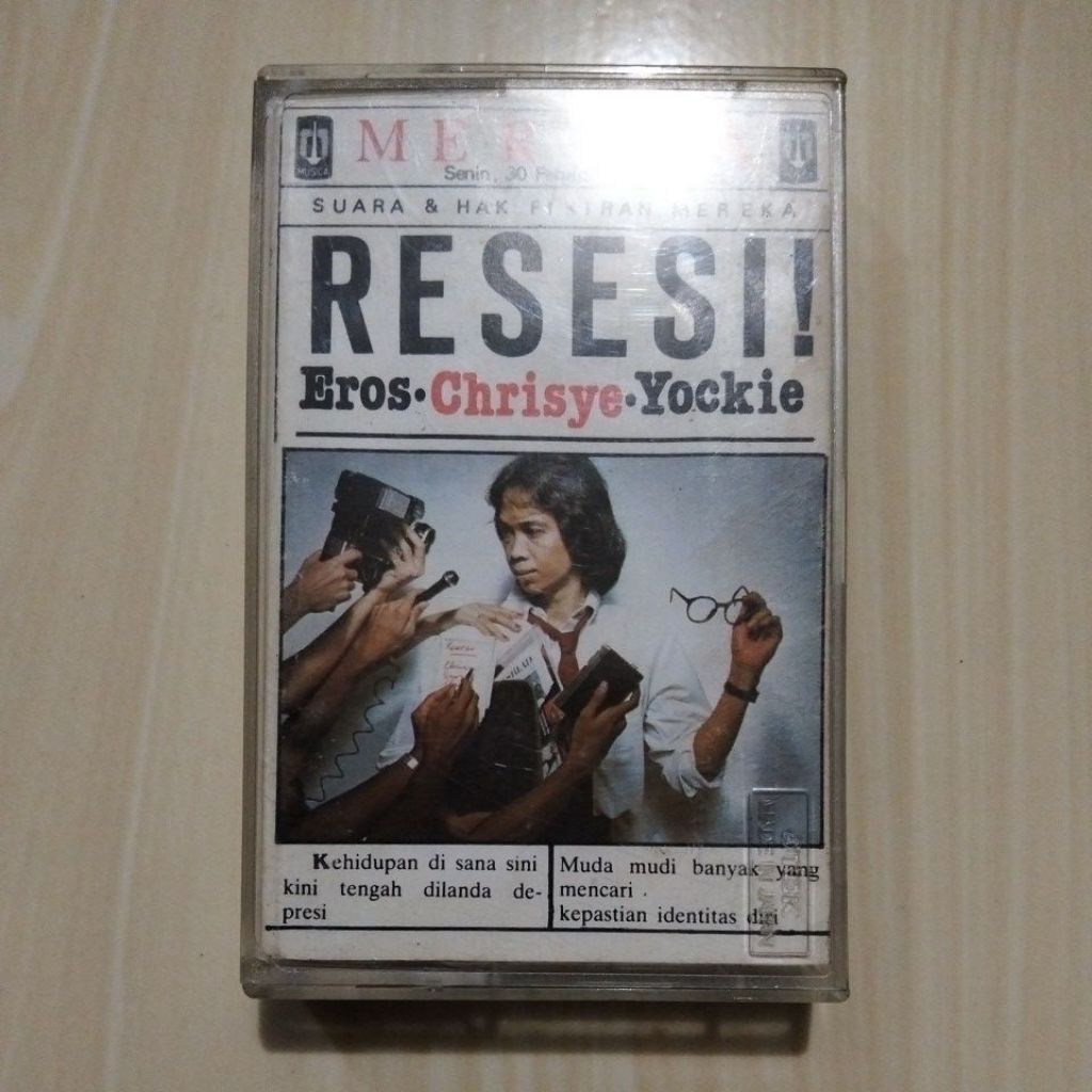 RESESI EROS-CHRISYE-YOCKIE - P.T. MUSICA STUDIOS - Kaset Pita - Bekas Murah Original - C7