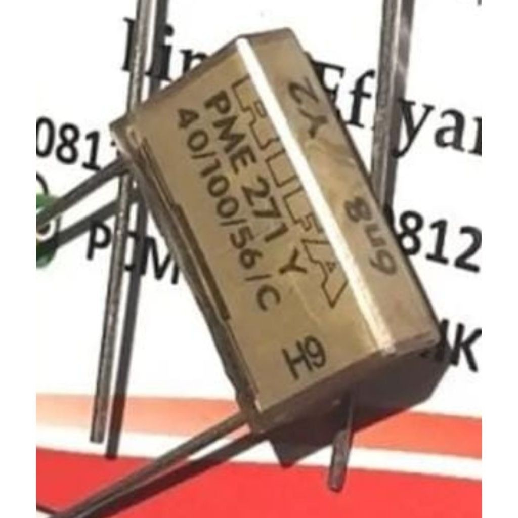 kapasitor capacitor rifa pme271y pme 271 y 6n8 6.8nf 6,8nf 6.8 6,8 nf 250vac 250volt 250 volt vac 25