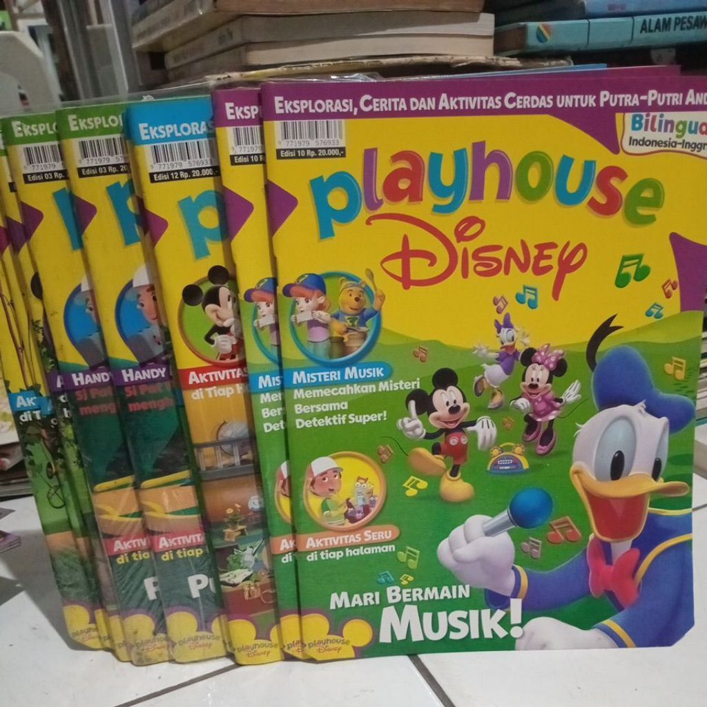 Majalah Disney Junior Playhouse Bilingual