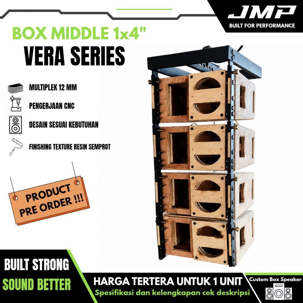 box middle 4 inch single tweeter  box vera 4 inch