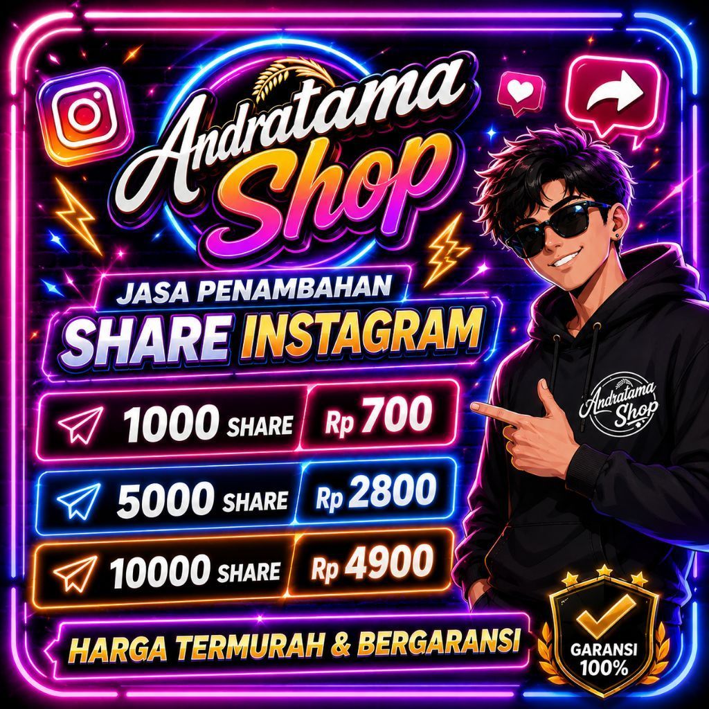 Jasa Share Instagram | Bantuan Distribusi Konten Instagram | Andratama Shop