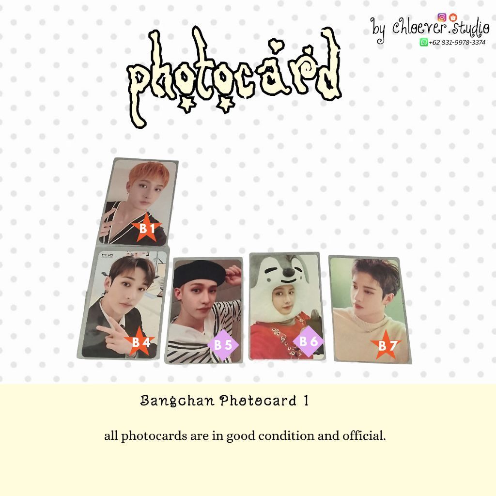 Bangchan Photocard 1