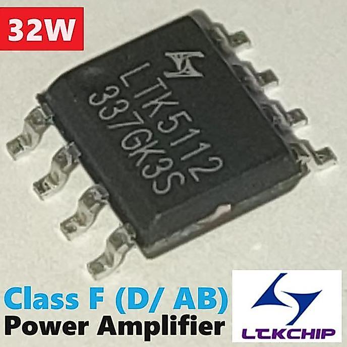 Dj- Ic Ltk5112 Power Amplifier 32W Class-F D/Ab Bluetooth Car 12V
