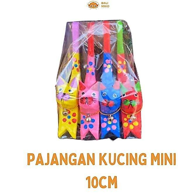,,,,,,,] Pajangan Kucing Mini Set 4 pcs - Mainan Edukasi Anak Kucing - Patung Kucing Mini Warna Warn