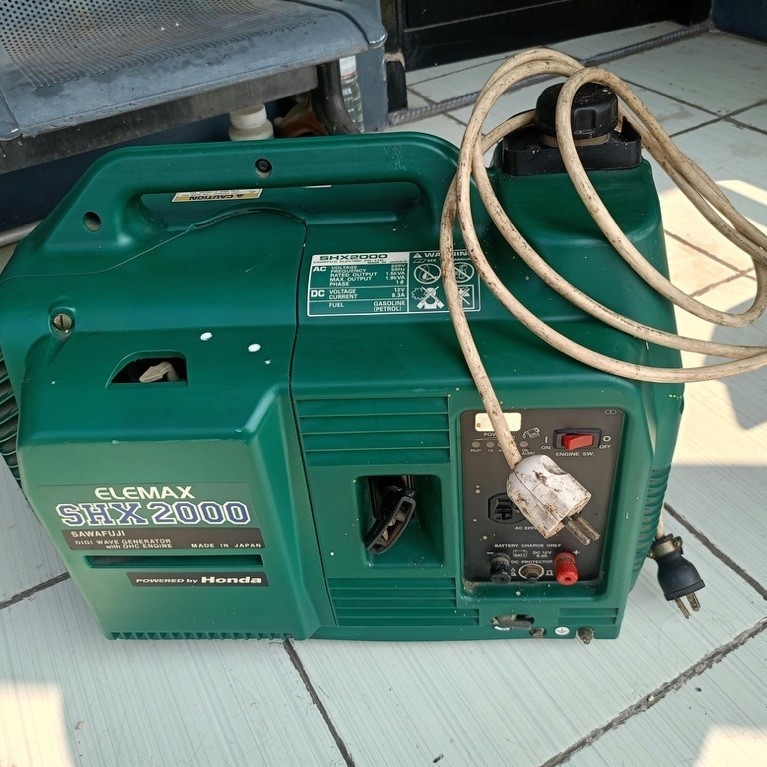 JUAL HONDA GENSET SILENT ELEMAC SHX2000 original jepang