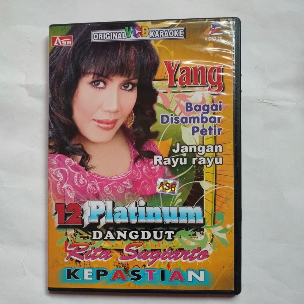 VCD 12 PLATINUM DANGDUT RITA SUGIARTO KEPASTIAN