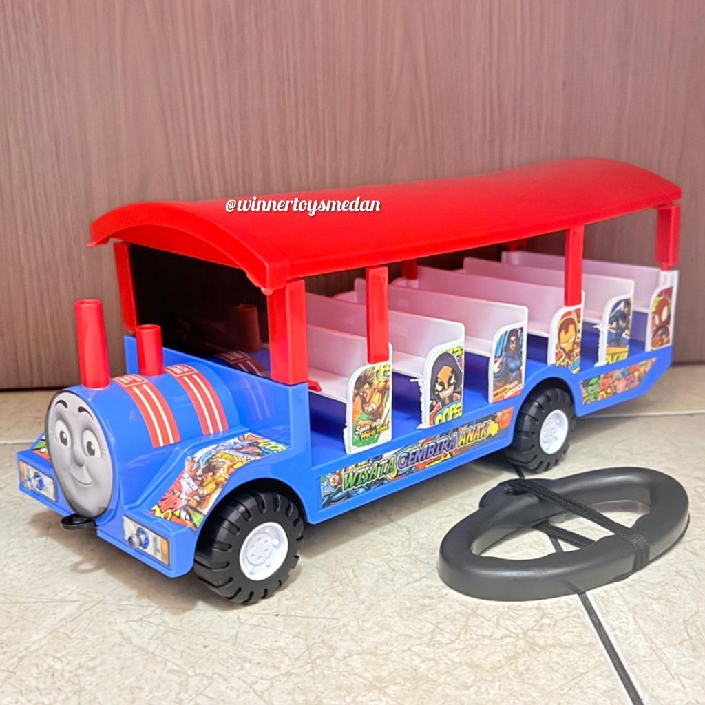 Mainan Odong Odong Kereta Wisata anak / Mainan Kereta Bus Odong anak (FK)