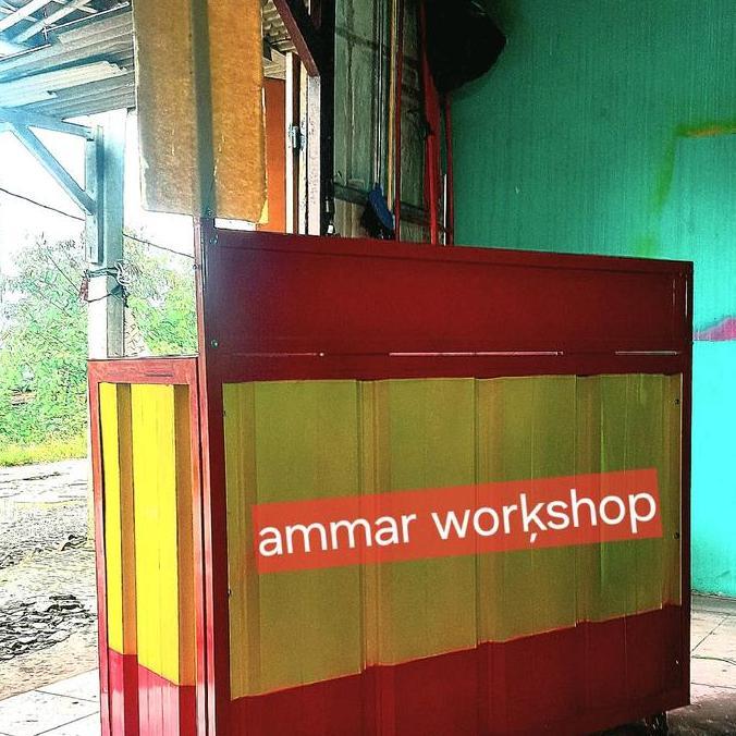 Terlaris Booth Container Lipat/ Meja Lipat / Grobak Lipat