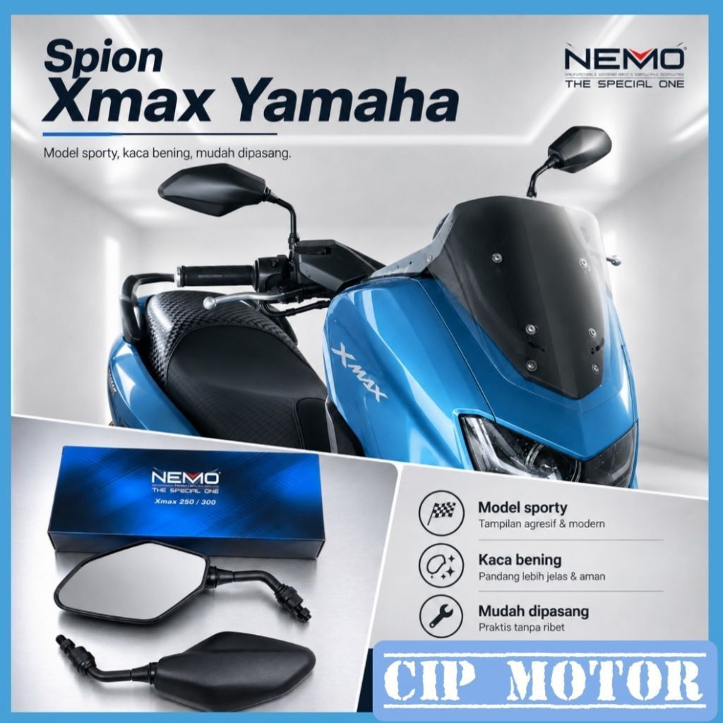 SPION NEMO XMAX motor YAMAHA Nmax lama Nmax 2020 Aerox Lexi Mio Vixion Byson Freego XSR Xride