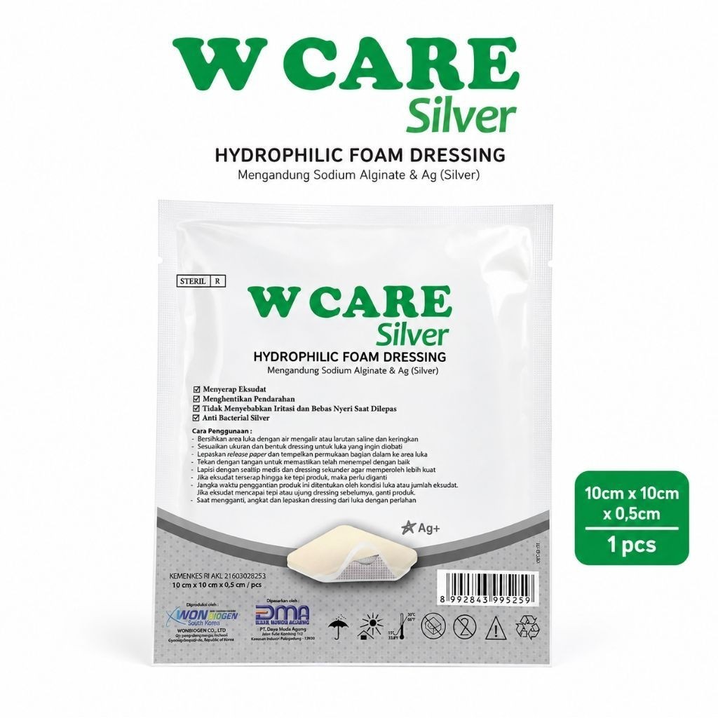 W CARE SILVER AG FOAM DRESSING