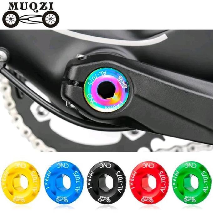 Baut Tutup crank HT2  M19 Tutup Crank hollowtech 2 tutup crank sepeda Outdoor