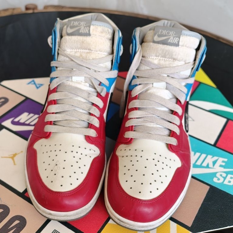 AJ 1 High Custom UNC Chicago Fearless