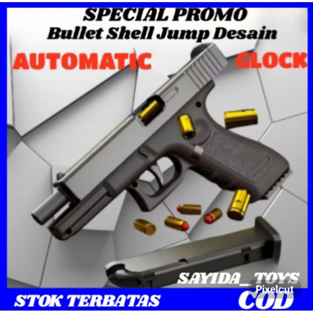 Mainan Anak GUN SHELL THROWING Mainan Tembakan Soft Bullet Tembakan Anak Laki Laki//MAINAN PISTOL PI