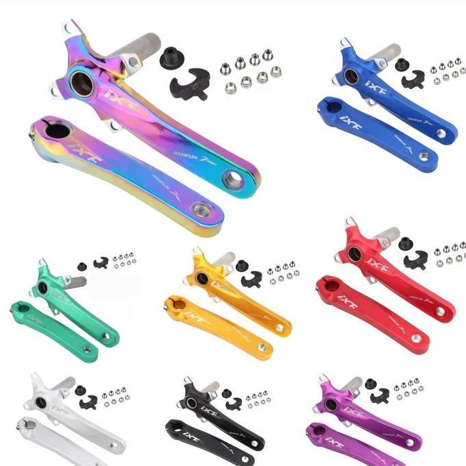 IXF Crankset BB HT2 BCD 104 Crank Arm Hollowtech 2 Sepeda MTB BMX