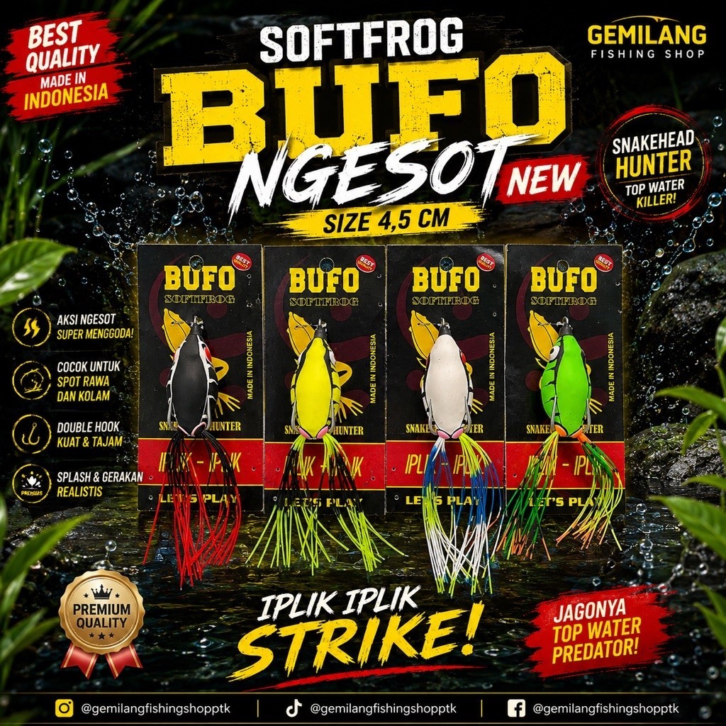 SOFTFROG BUFO NGESOT NEW