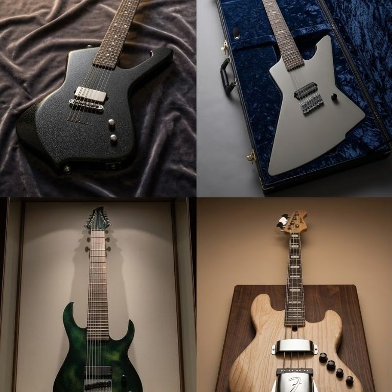 Guitar 7 8 9 string lokal kampung