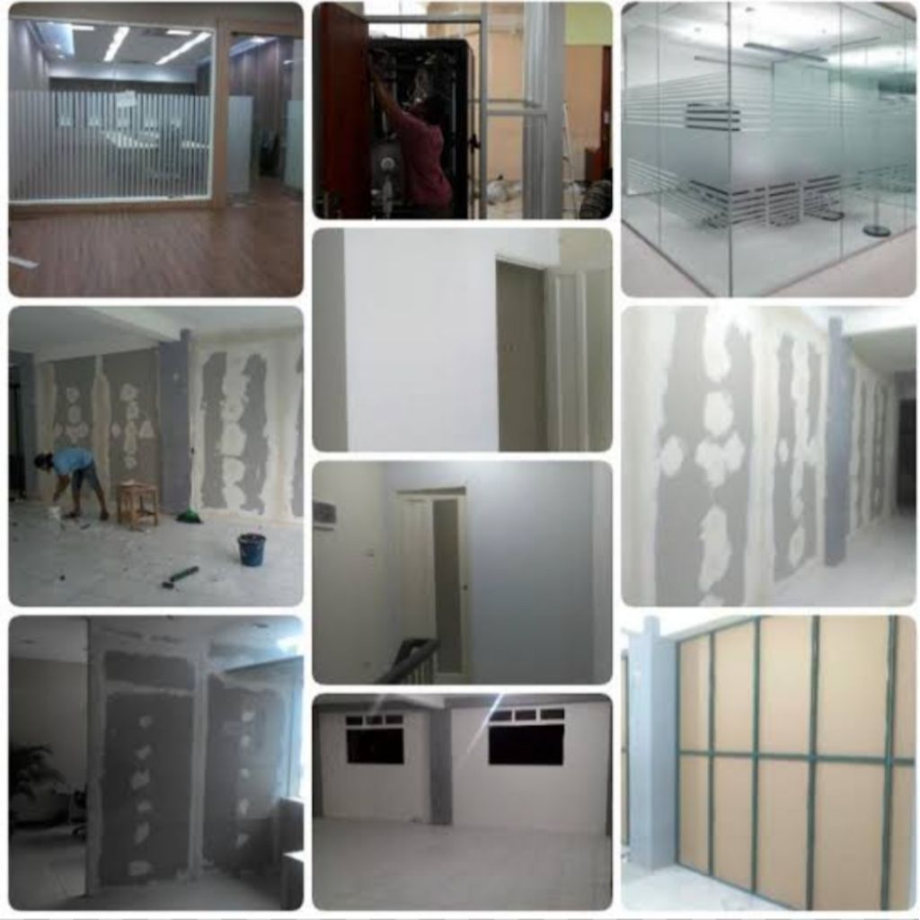 partisi gypsum custum