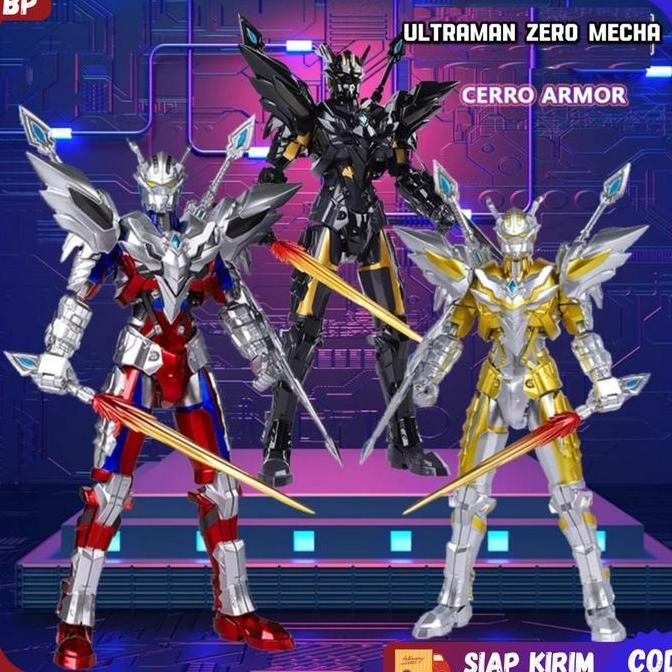 Mecha Ultraman Zero Ultimate Full Armor SHF Joint Movable Action Figure | Mainan Ultraman Terbaru